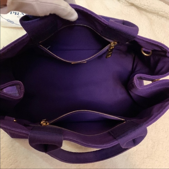 Rare purple Prada tote - Picture 2 of 9